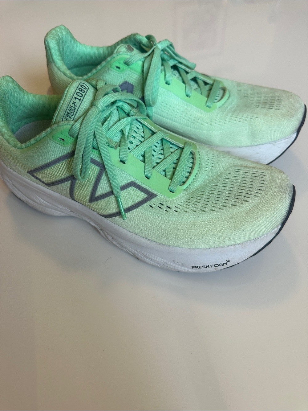 Women’s New Balance 1080 Green Running Shoes